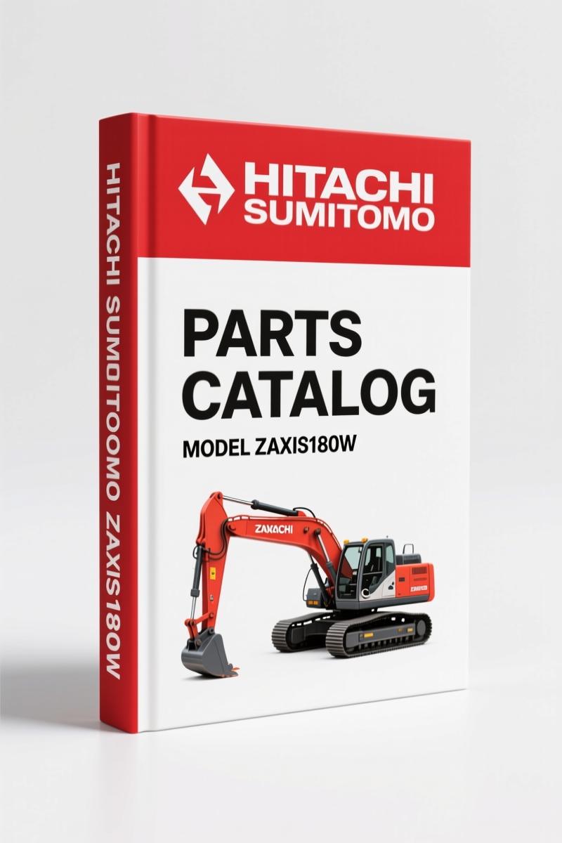 Hitachi Sumitomo ZAXIS180W Parts Catalog – 290 Pages OEM