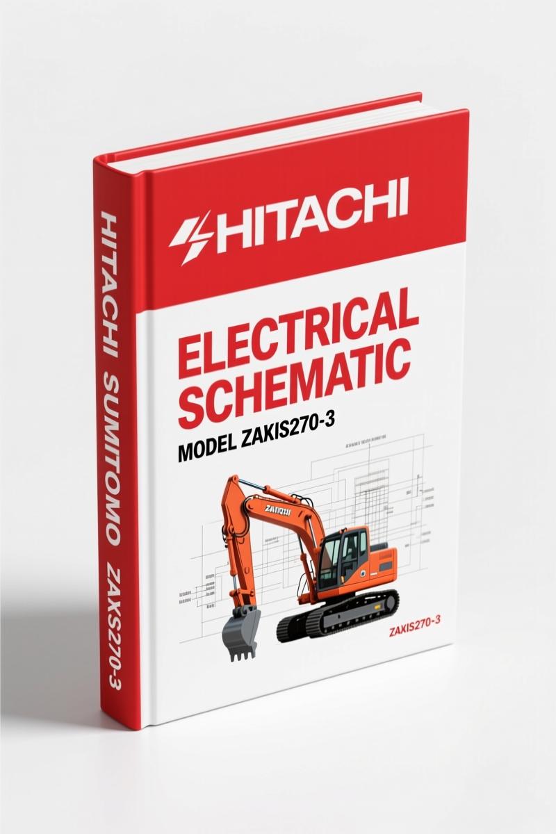 Hitachi Sumitomo ZAXIS200-3 to ZAXIS330-3 Electrical Schematic – 16-Page Factory Wiring Guide
