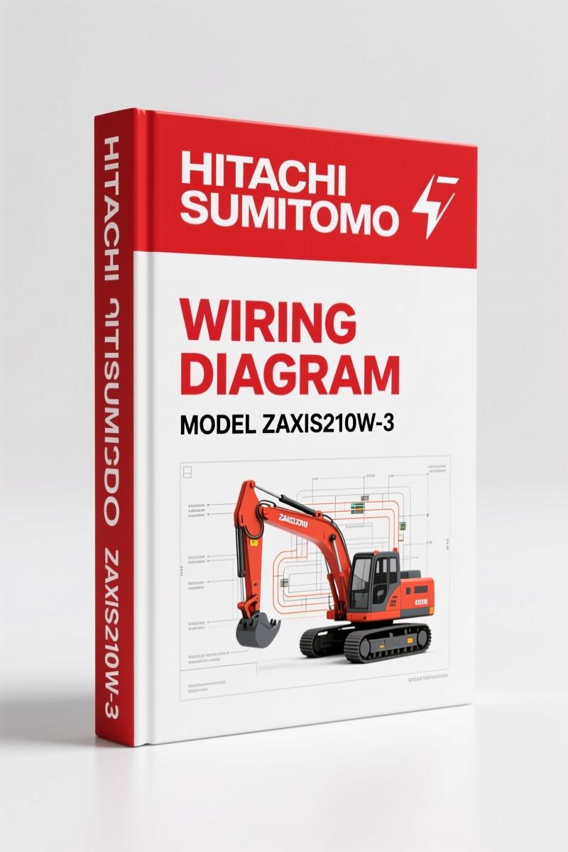 Hitachi Sumitomo ZAXIS210W-3, ZAXIS220W-3 Wiring Diagram – 14 Pages
