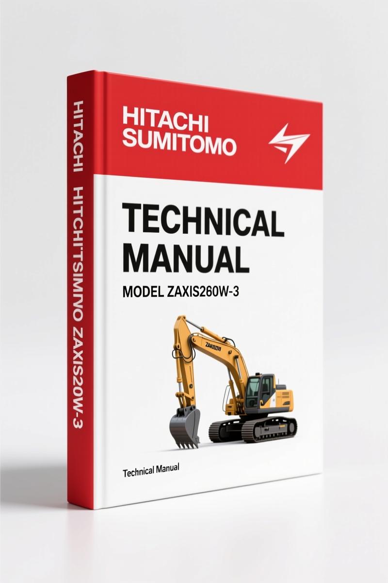 Hitachi Sumitomo ZAXIS210W-3, ZAXIS220W-3 2007 Technical Manual