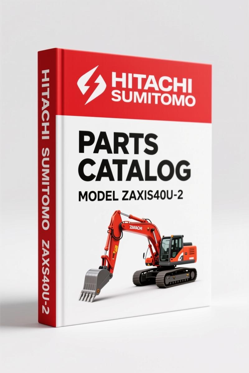 Hitachi Sumitomo ZAXIS40U-2 Parts Catalog – 342 Pages OEM