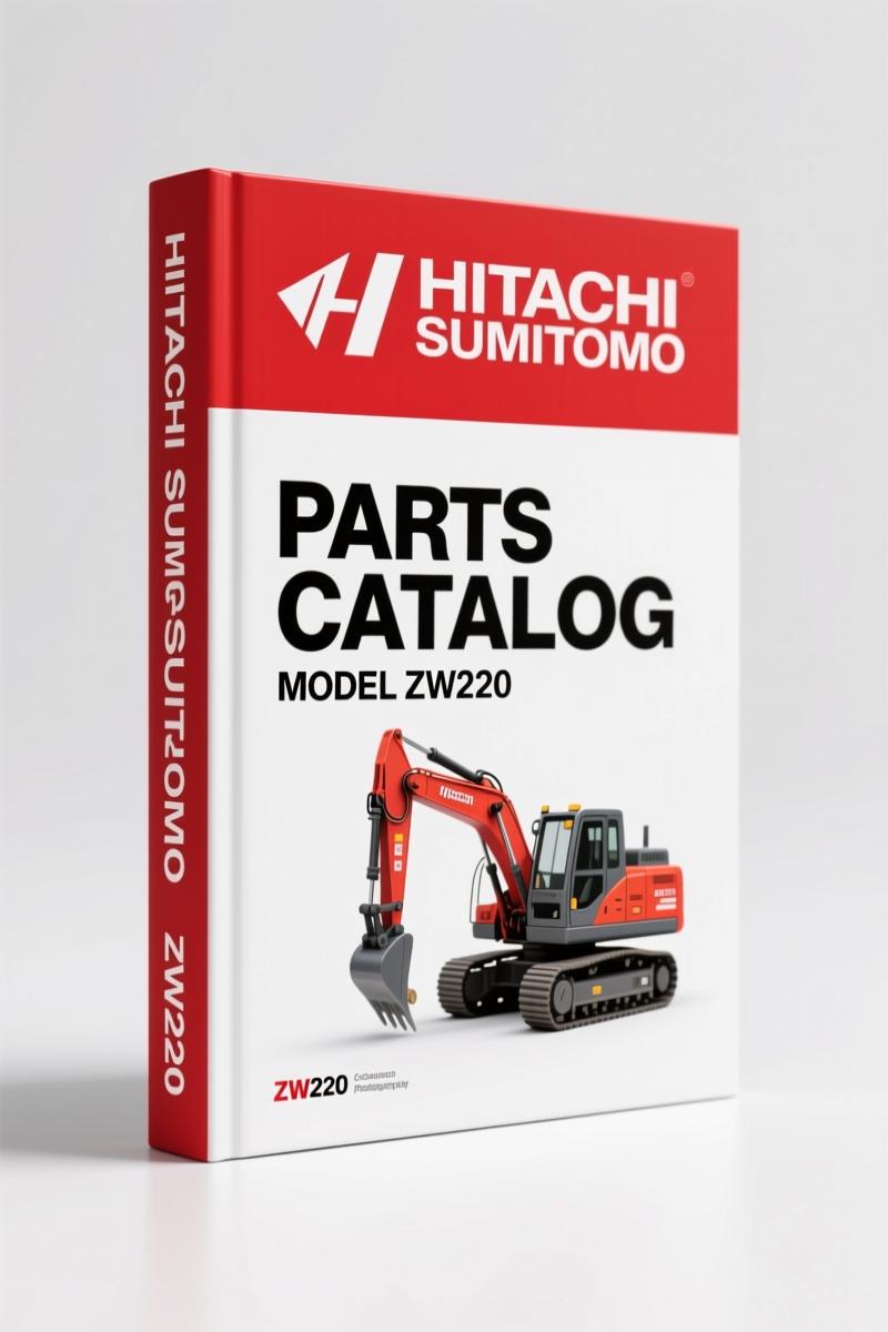Hitachi Sumitomo ZW220 Parts Catalog – 444 Pages of OEM Specs