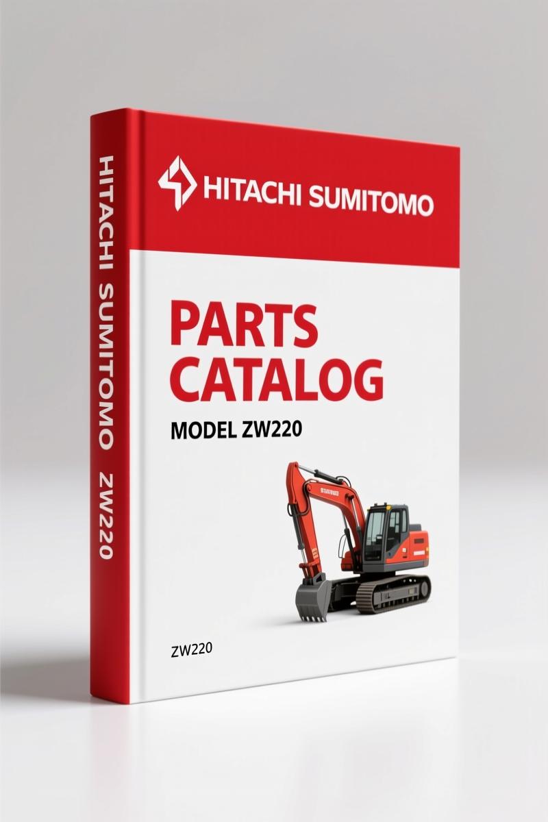 Hitachi Sumitomo ZW220 Parts Catalog – 274 Pages of OEM Component Data