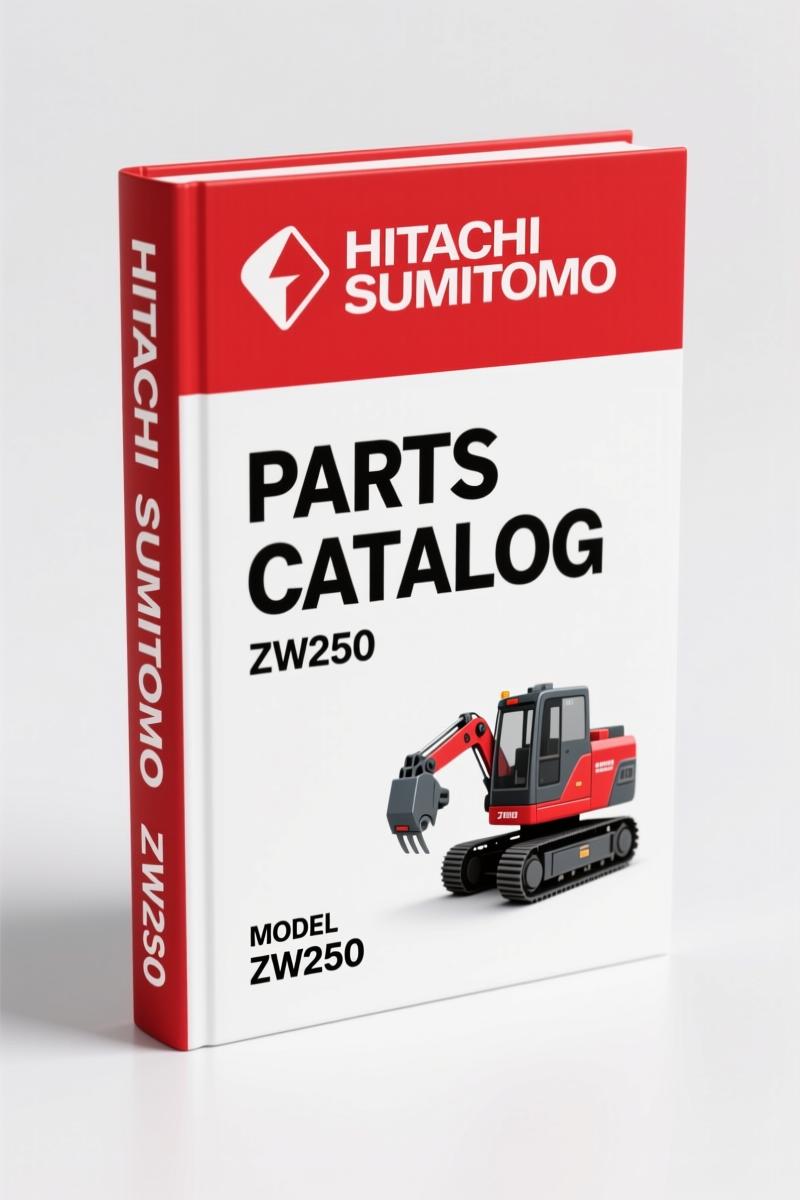 Hitachi Sumitomo ZW250 Parts Catalog – 268 Pages of Factory Specs