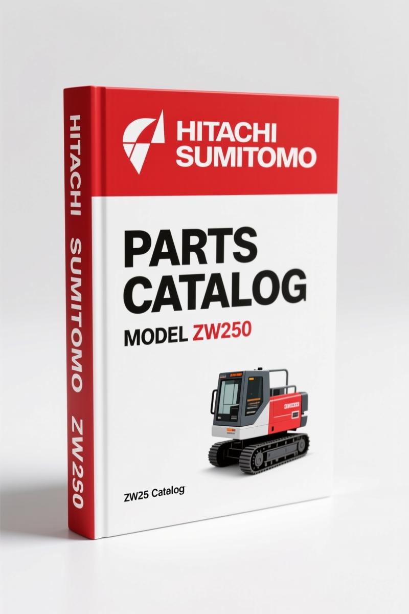 Hitachi Sumitomo ZW250 Parts Catalog – 444 Pages of OEM Specs