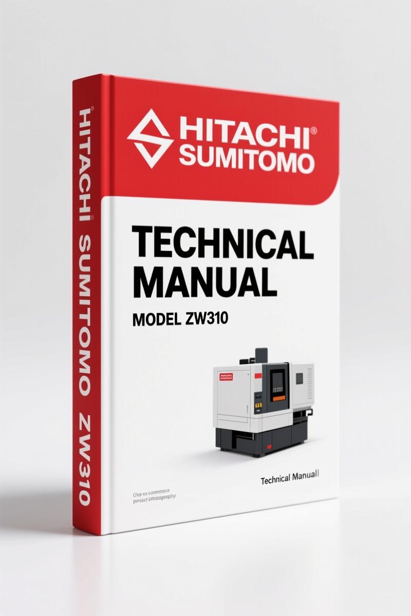 Hitachi Sumitomo ZW310 Technical Manual – 360-Page OEM Service Doc