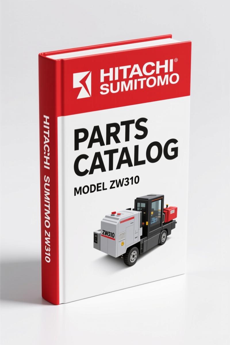 Hitachi Sumitomo ZW310 Parts Catalog – 412 Pages of Factory Component Data