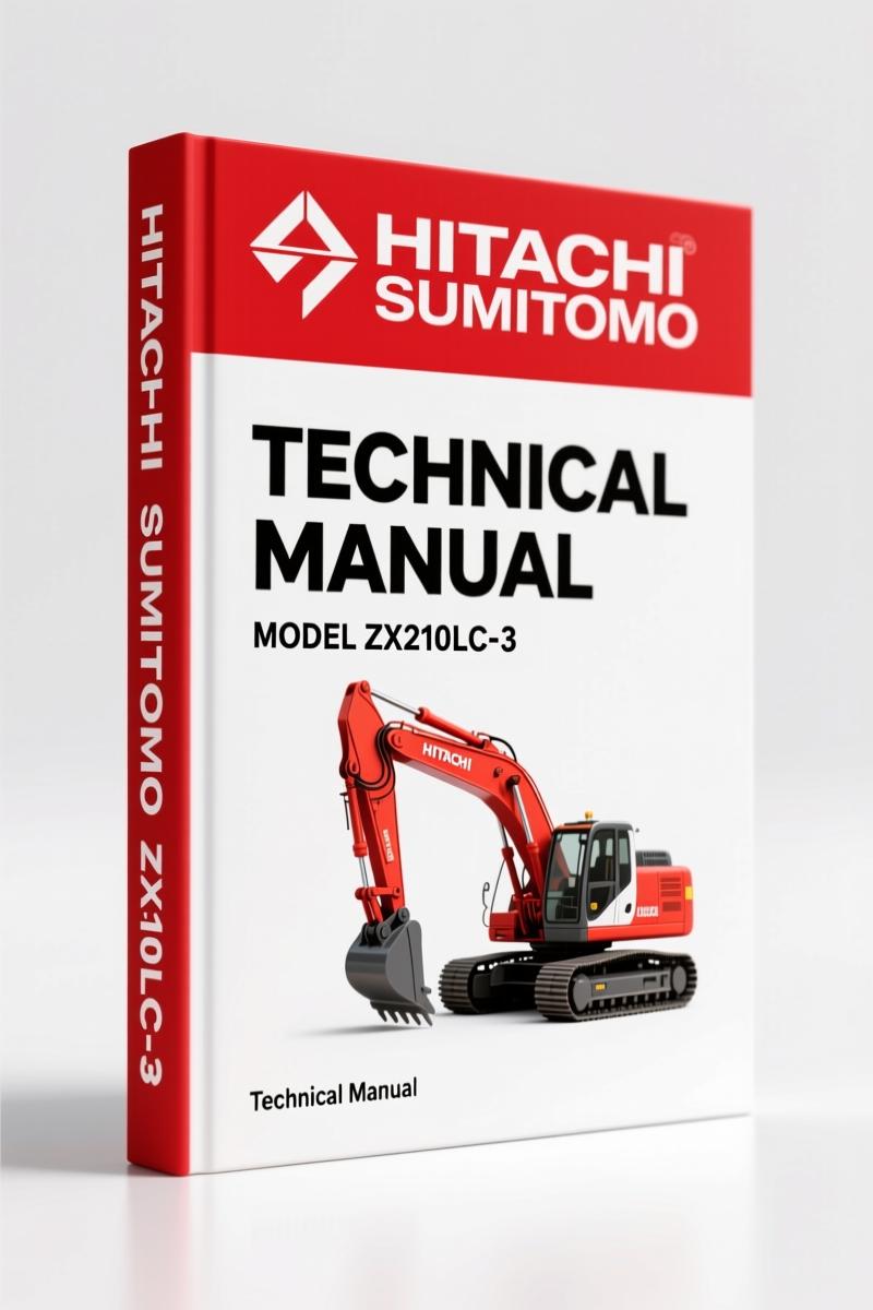 Hitachi Sumitomo ZX210LC-3, ZX210LCN-3 Technical Manual – 14-Page Factory Specs