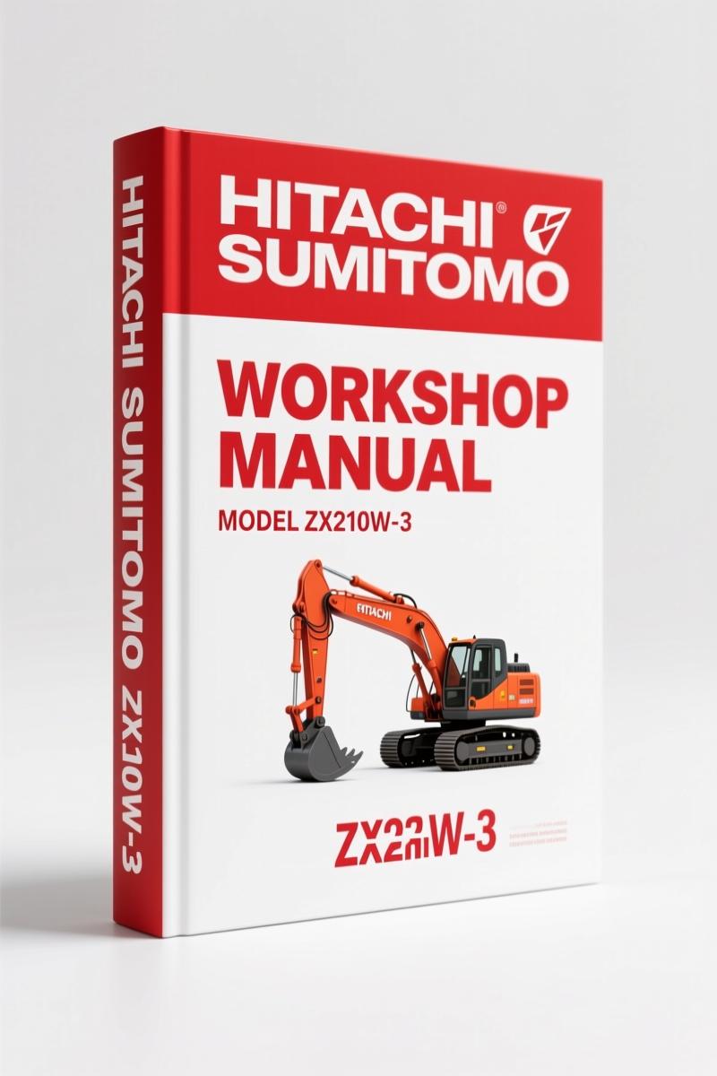 Hitachi Sumitomo ZX210W-3, ZX220W-3 2007 Workshop Manual – 596 Pages of Factory Specs
