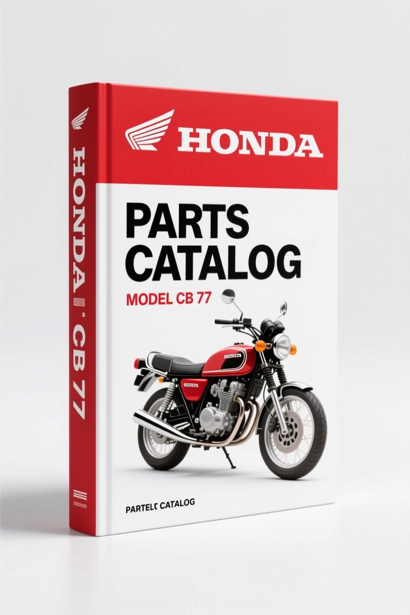 Honda CB 77 1968 Parts Catalog – Factory OEM Specs