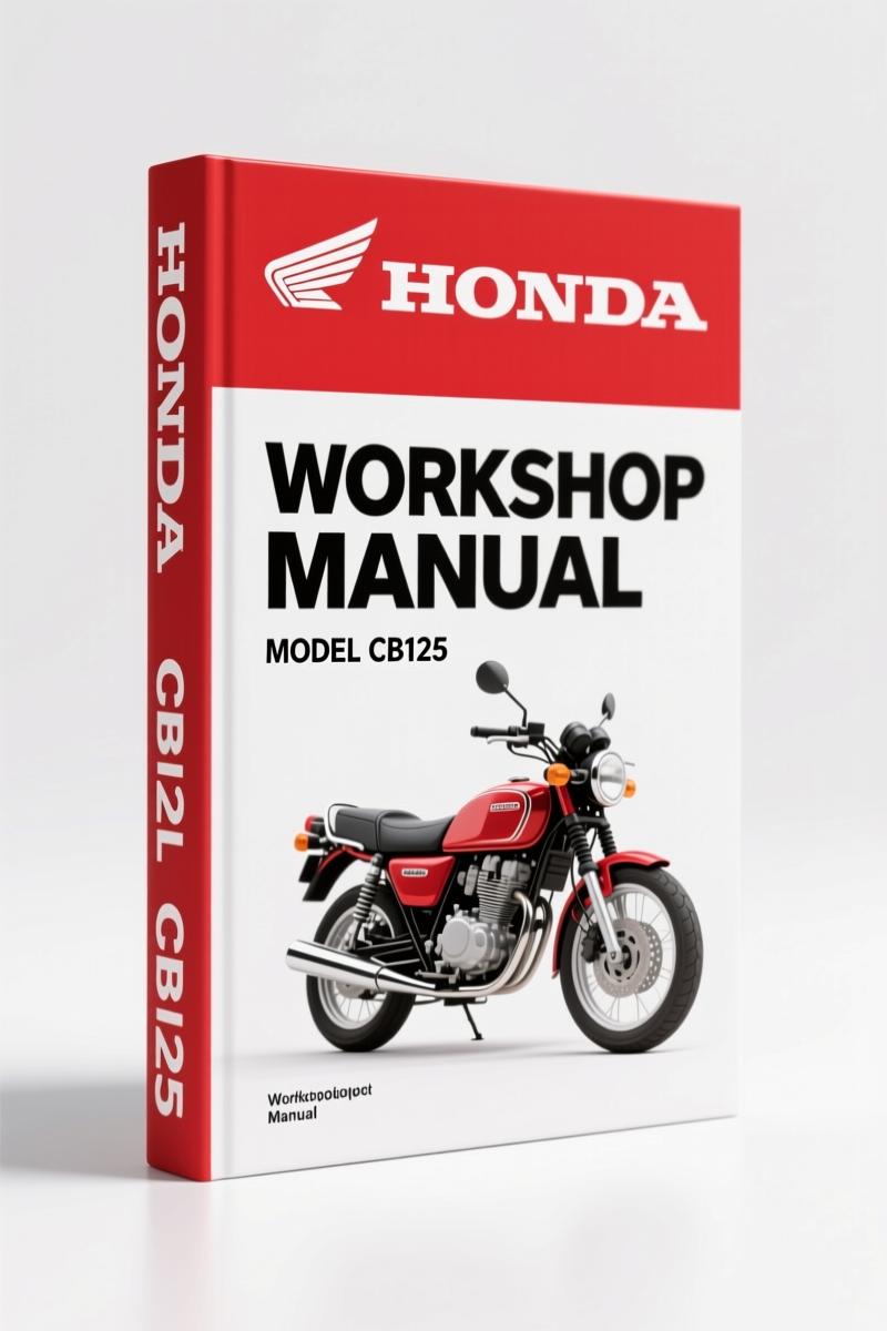 1972 Honda CB125 CB160 Workshop Manual cover page
