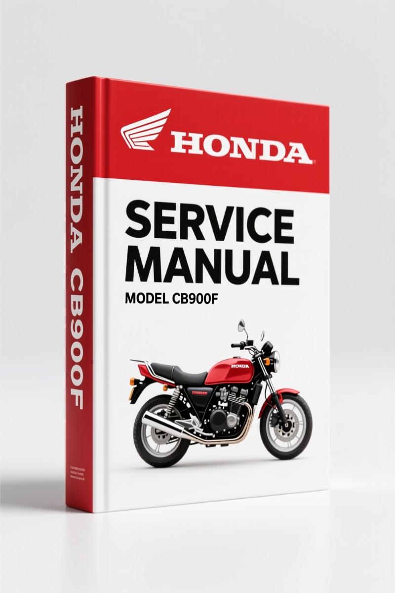Honda CB919 Hornet service manual cover – 2002-2003 factory repair documentation
