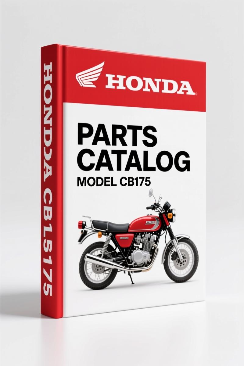 Honda CD175, CB175, CL175 Parts Catalog – OEM Factory Specs