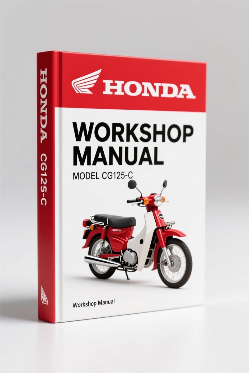 Honda CG125 owners workshop manual 1994 cover with Haynes logo