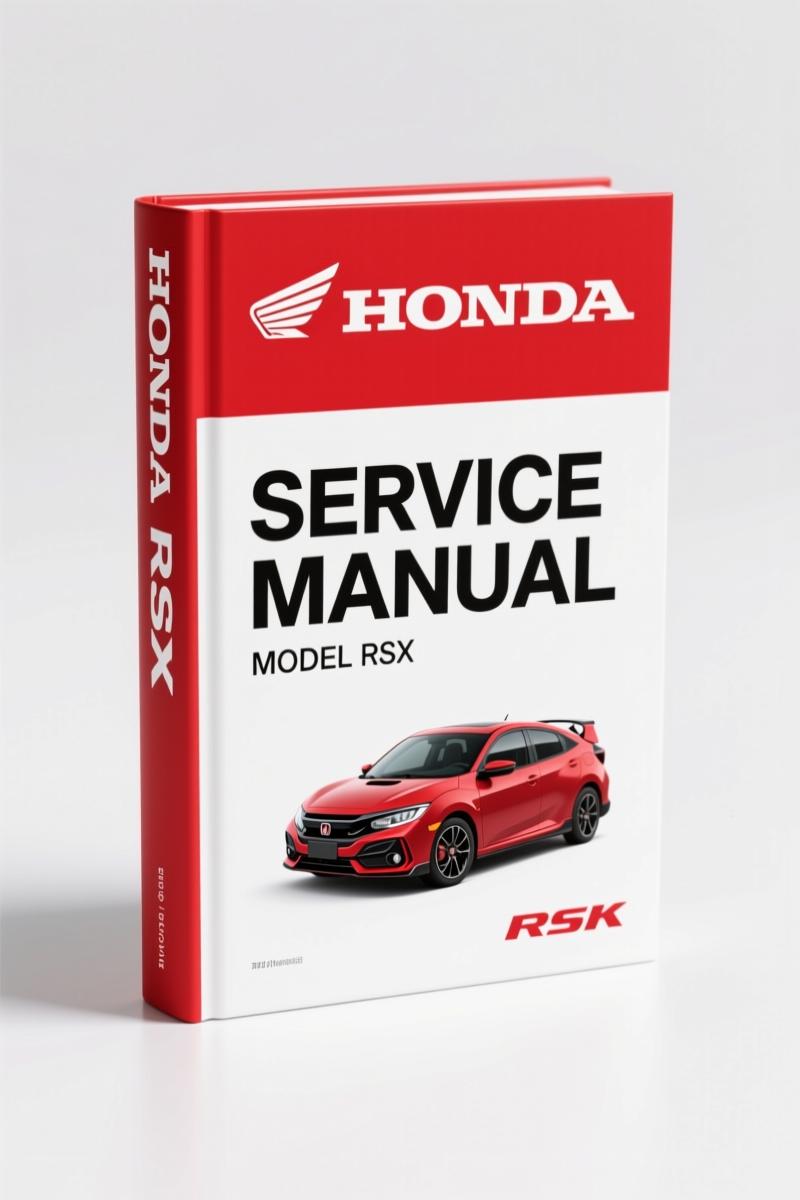 Honda RSX 2005 Service Manual – Factory Specs for Engine, SRS & Emissions