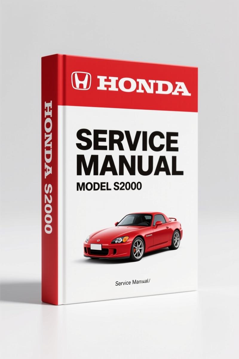 Honda S2000 Service Manual – 1088 Pages of Factory Specs
