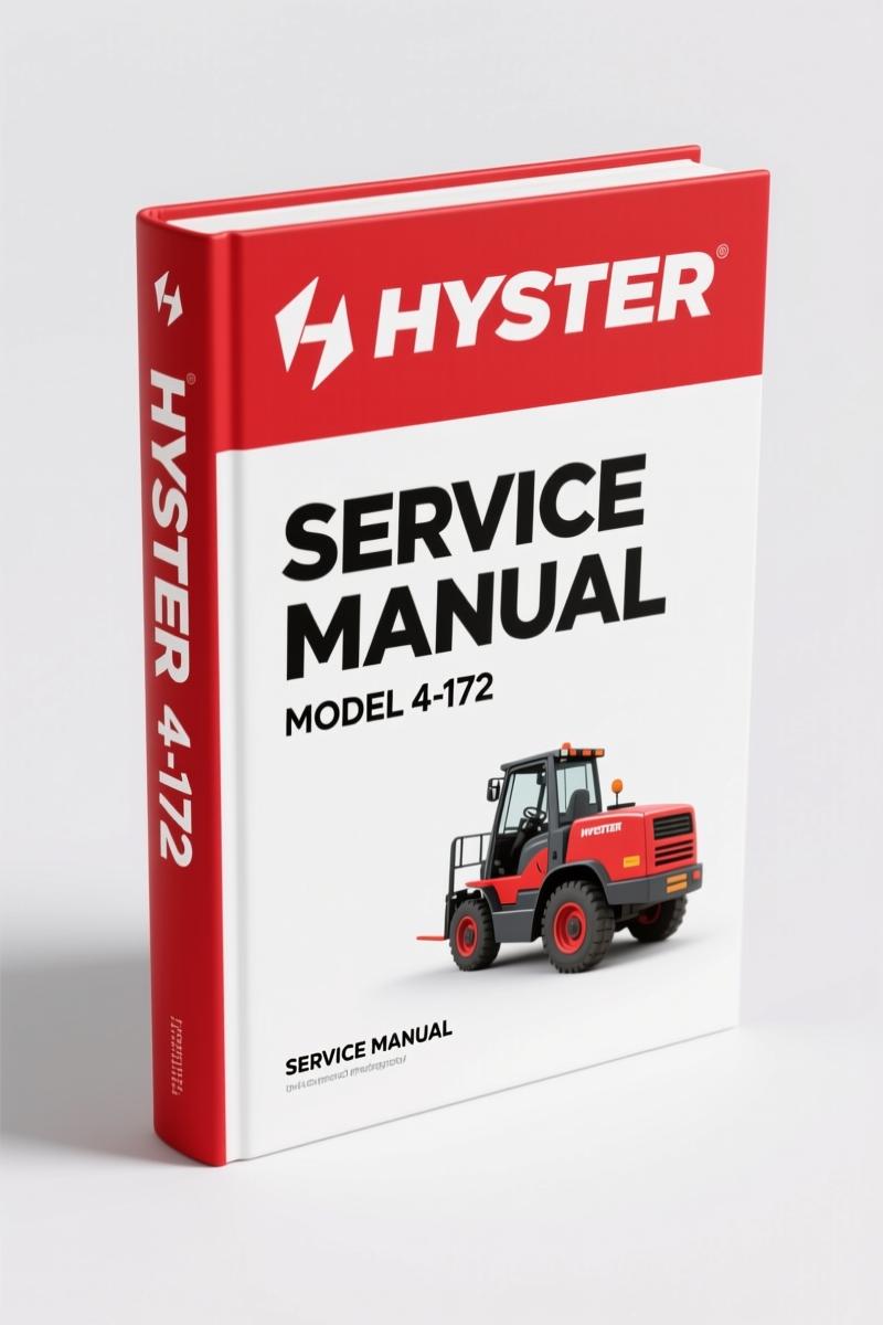Hyster 4-172, 4.203 Service Manual – Factory Overhaul Procedure