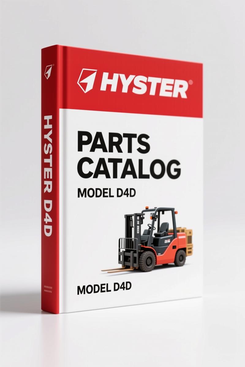 Hyster D4D Parts Catalog – 60-Page OEM Parts Book