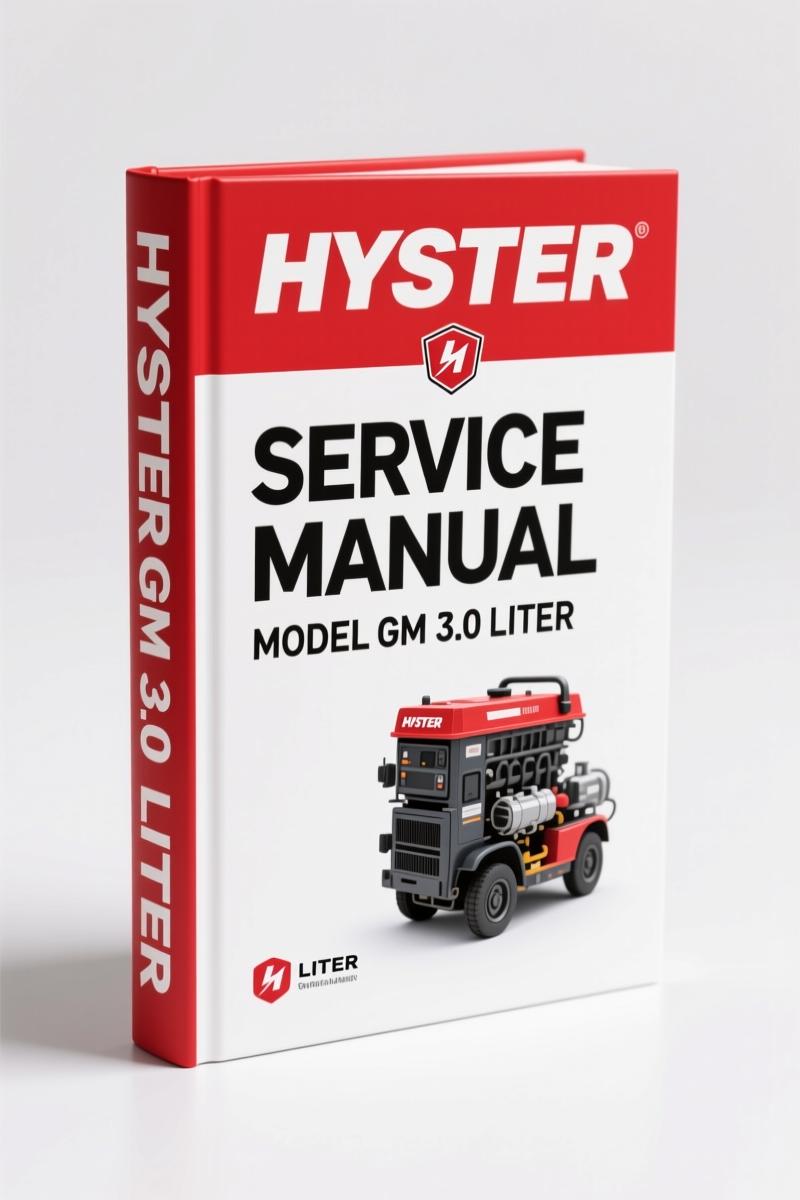 Hyster GM 3.0 LITER Service Manual – Factory Engine Repair Specs