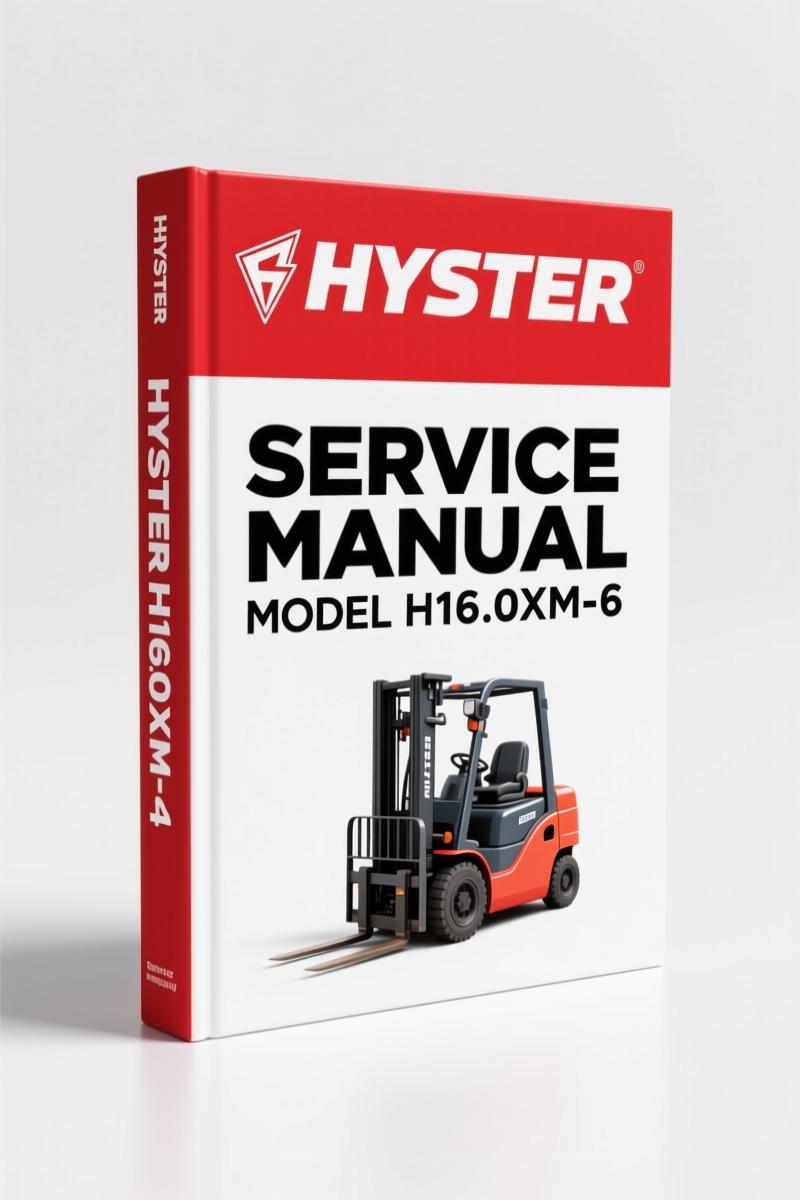 Hyster H8.0XM-6, H12.0XM-6, H13.0XM-6, H14.0XM-6, H16.0XM-6 Service Manual