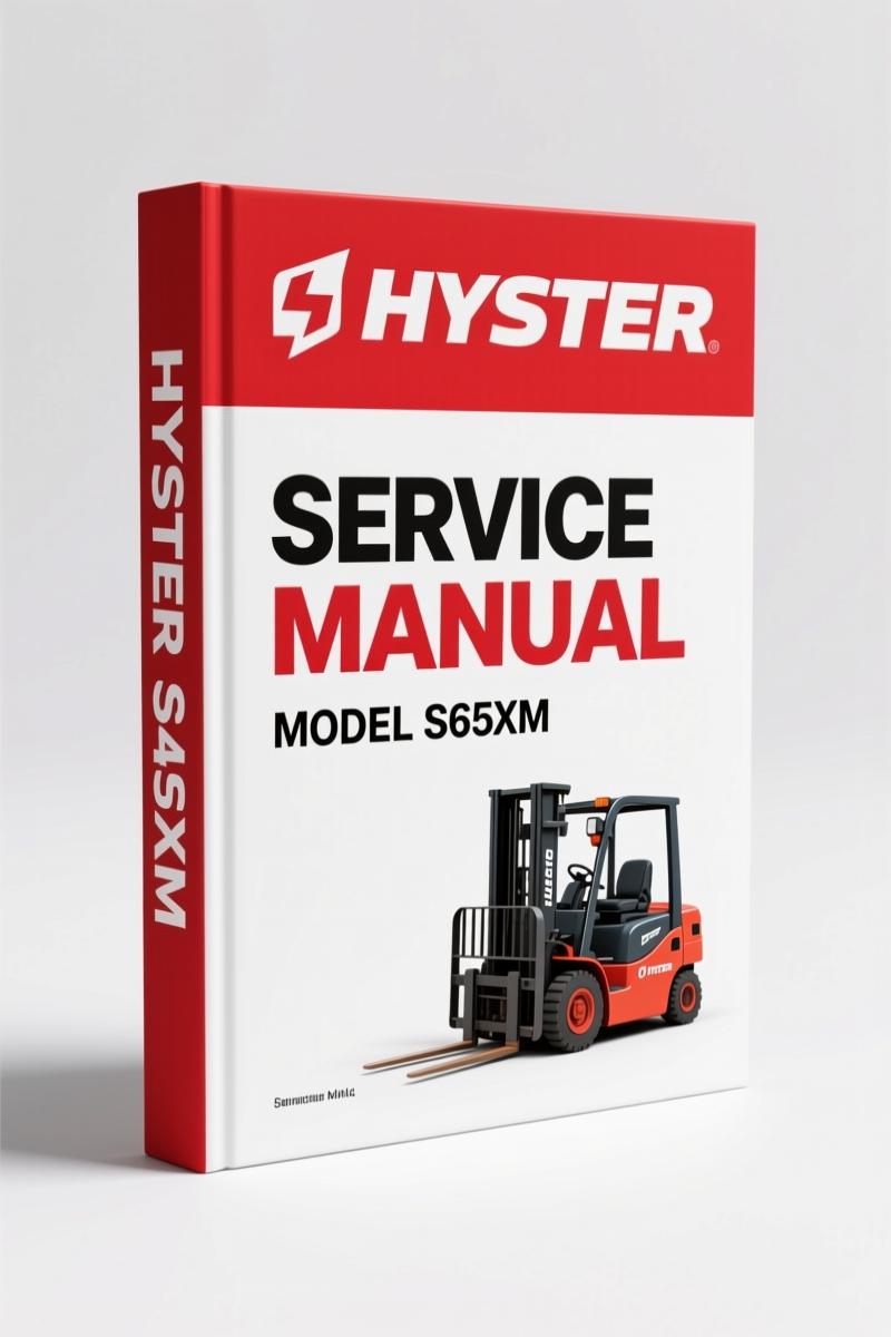 Hyster S2.00XM, S3.20XM, S40XM, S65XM Service Manual – 80 Pages