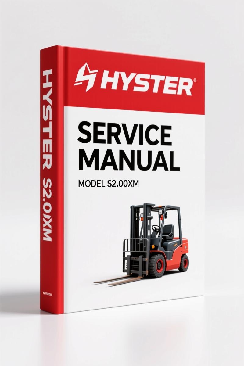 Hyster S2.00XM, S3.20XM, S40XM, S65XM Service Manual – 36 Pages