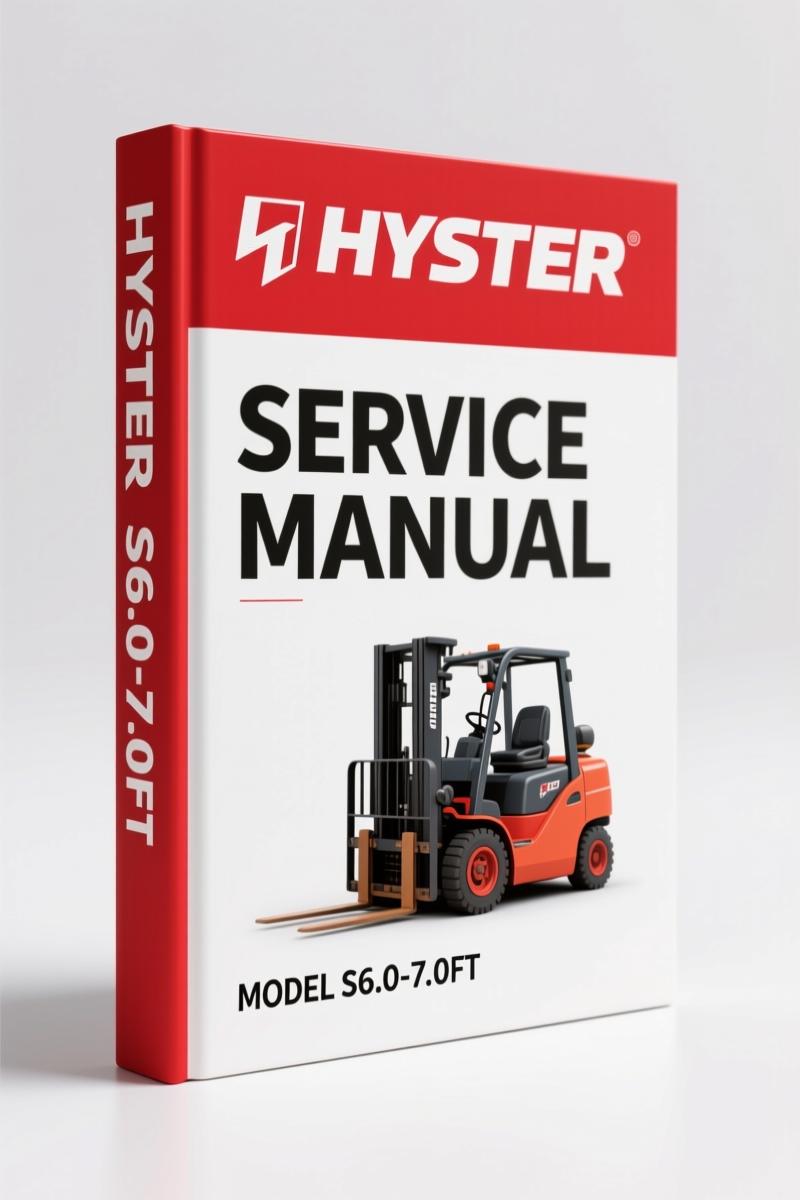 Hyster S6.00-7.00XL, S6.0-7.0FT, S3.50-5.50XM, S4.0-5.5FT, H6.00-7.00XL Service Manual
