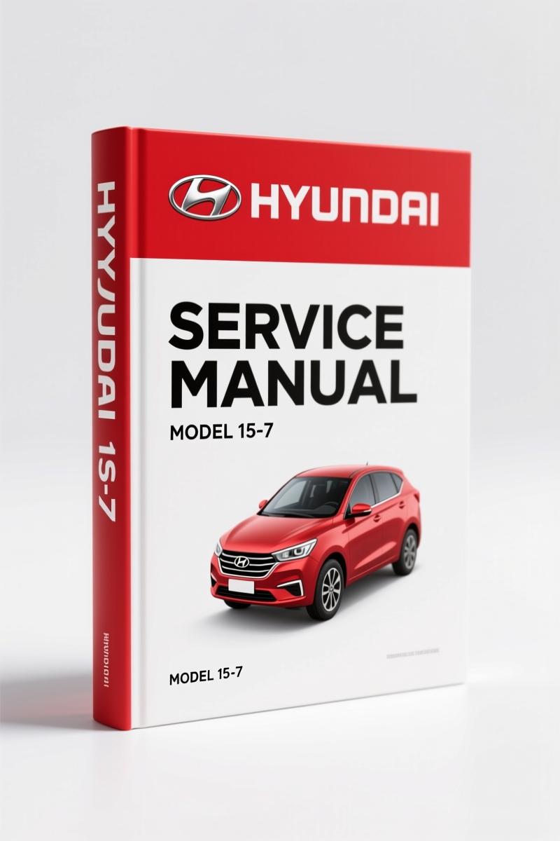 Hyundai 15-7 Service Manual – Factory Specs for Engine & Hydraulics