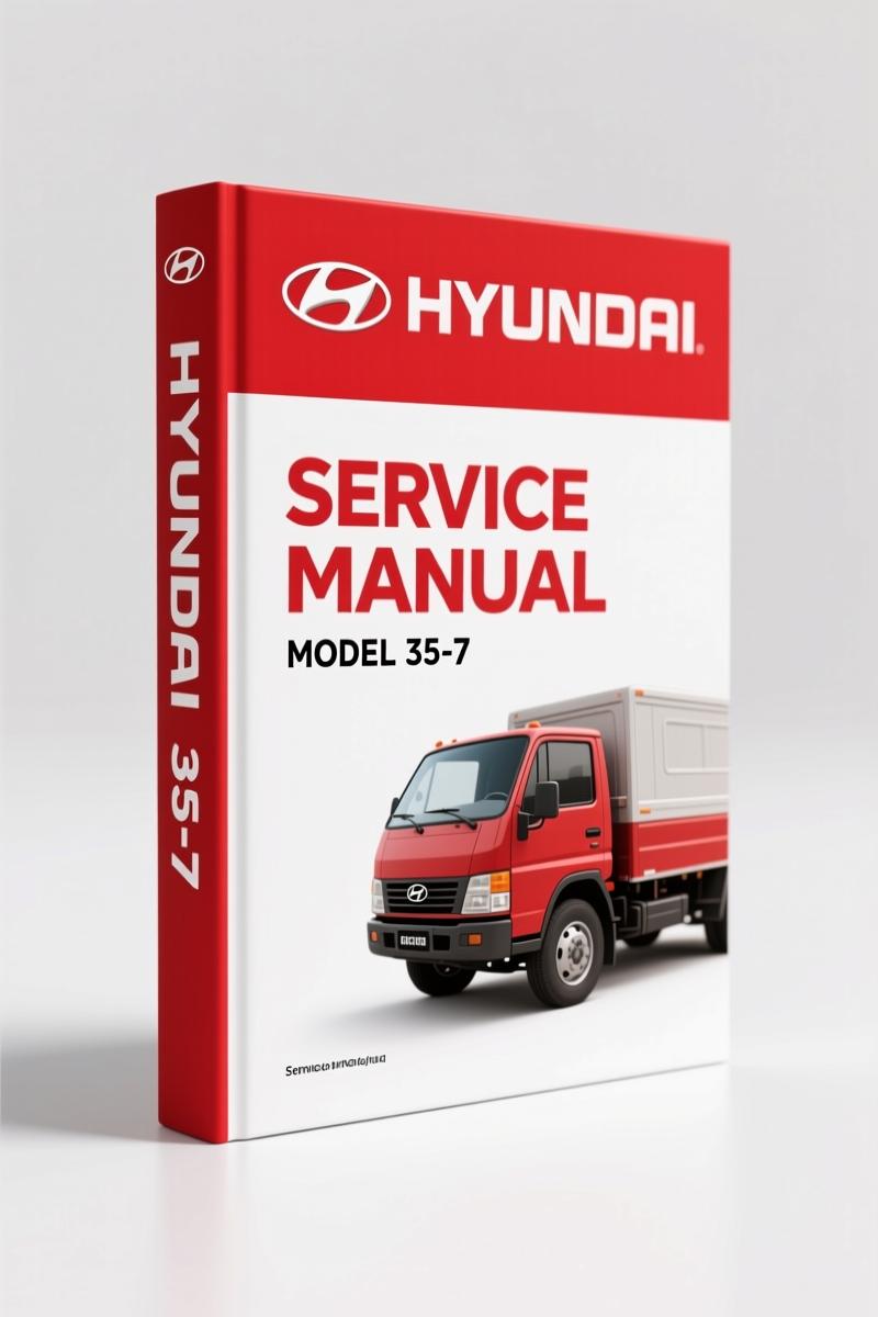 Hyundai 35-7 Service Manual – Factory Specifications for Engine, Hydraulics, and Electrical