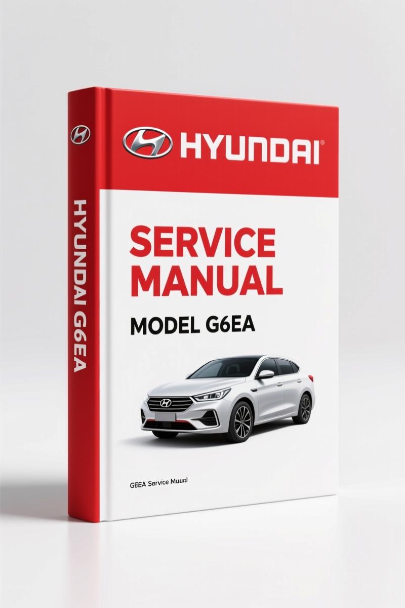 Hyundai G6EA Service Manual – Factory Specs for 2.7L V6 DOHC