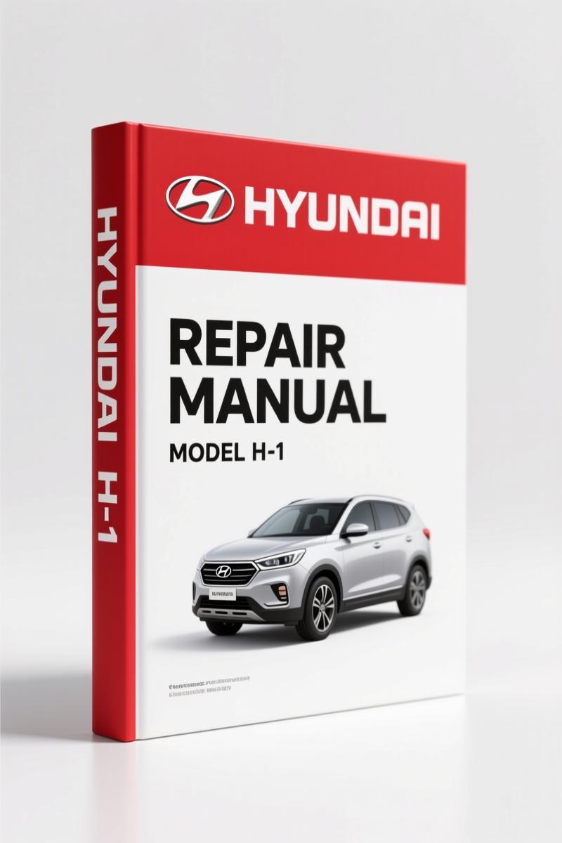 Hyundai H-1 1997 Repair Manual – Factory Body Specs