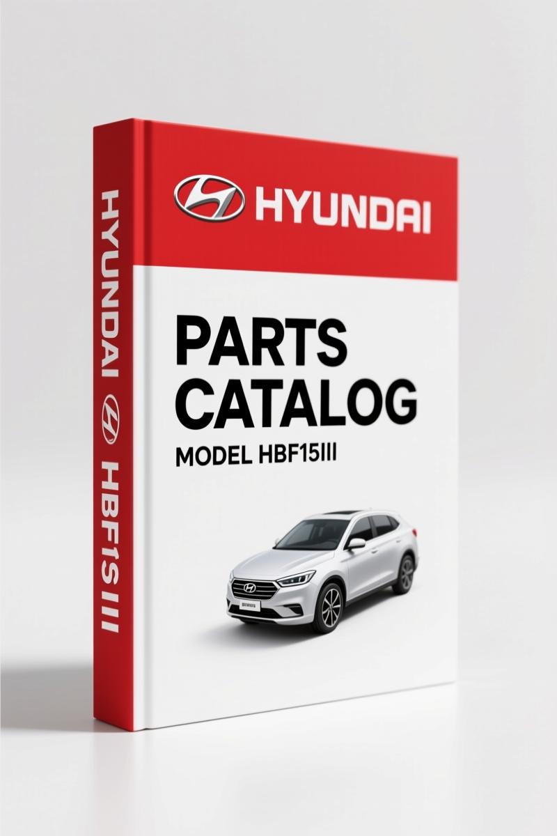 Hyundai HBF15III, HBF18III Parts Catalog – 175 Pages Factory Data