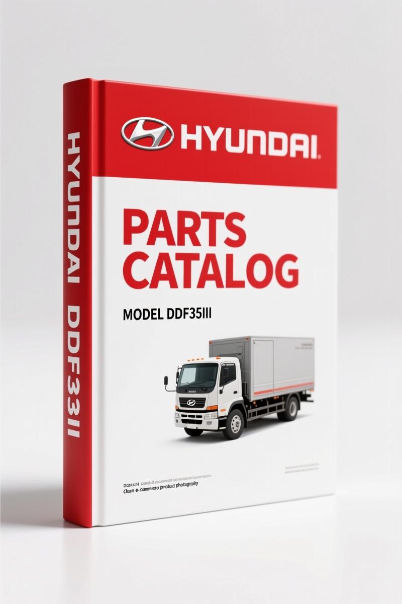 Hyundai HDF35III, HDF45III Parts Catalog – 356-Page OEM Reference