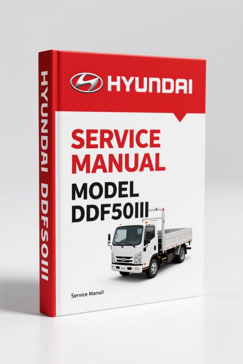 Hyundai HDF50III, HDF70III Service Manual – Factory Repair Specs