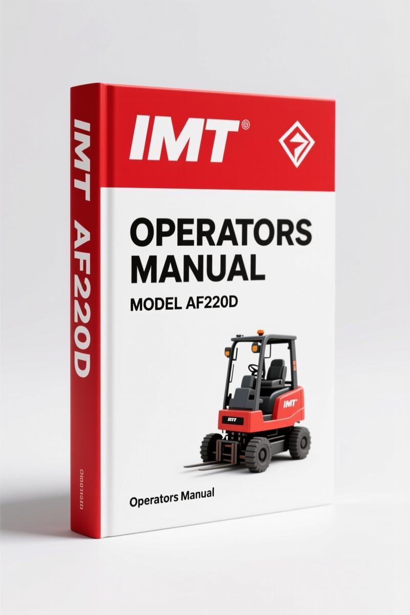 IMT AF220D 2008 Operators Manual – OEM Specs & Maintenance