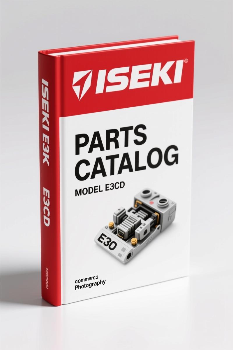 Iseki E3CD, E3CF Parts Catalog – 509 Pages OEM Parts Data
