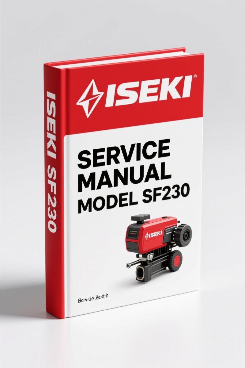 Iseki SF200, SF230 Service Manual – 154 Pages OEM Specs