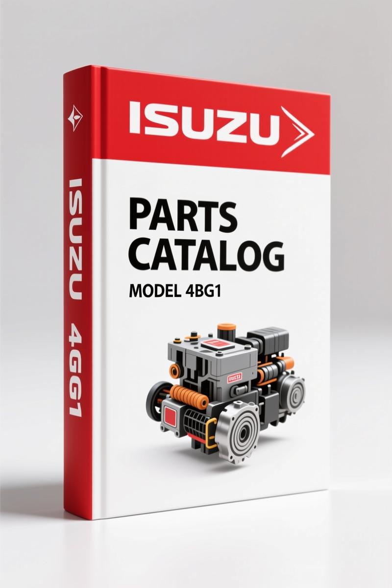 Isuzu 4BG1 2004 Parts Catalog – 628 Pages Factory Exploded Diagrams