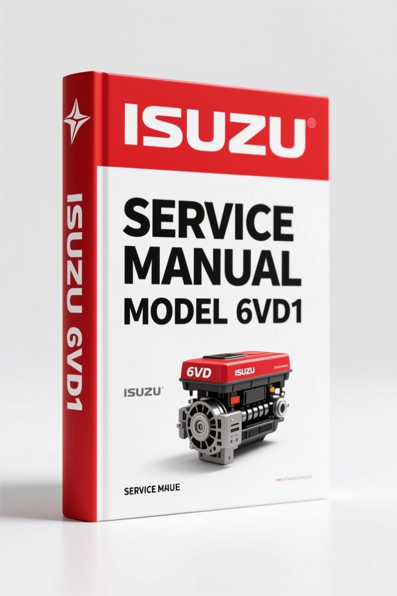 Isuzu 6VD1 Service Manual – 442-Page Factory Engine, Cooling, Fuel & Electrical