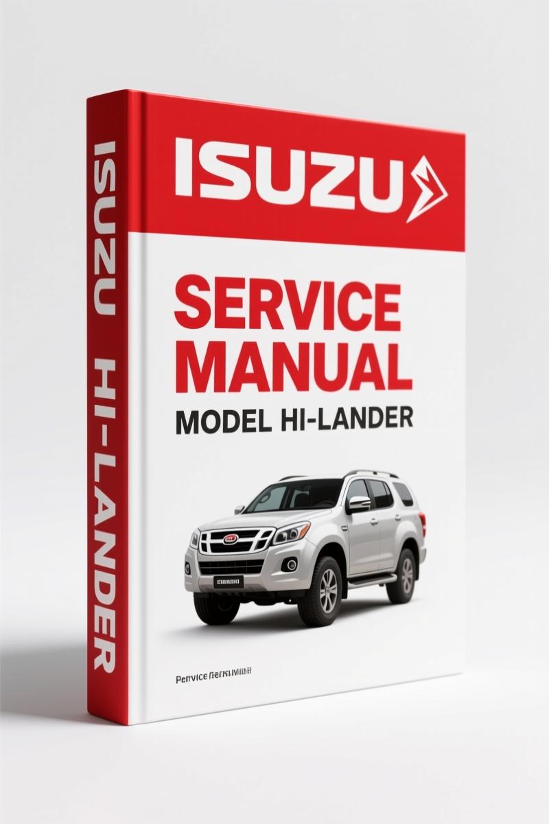 Isuzu Hi-Lander Service Manual – Factory 4JA1 & 4JB1T Specs