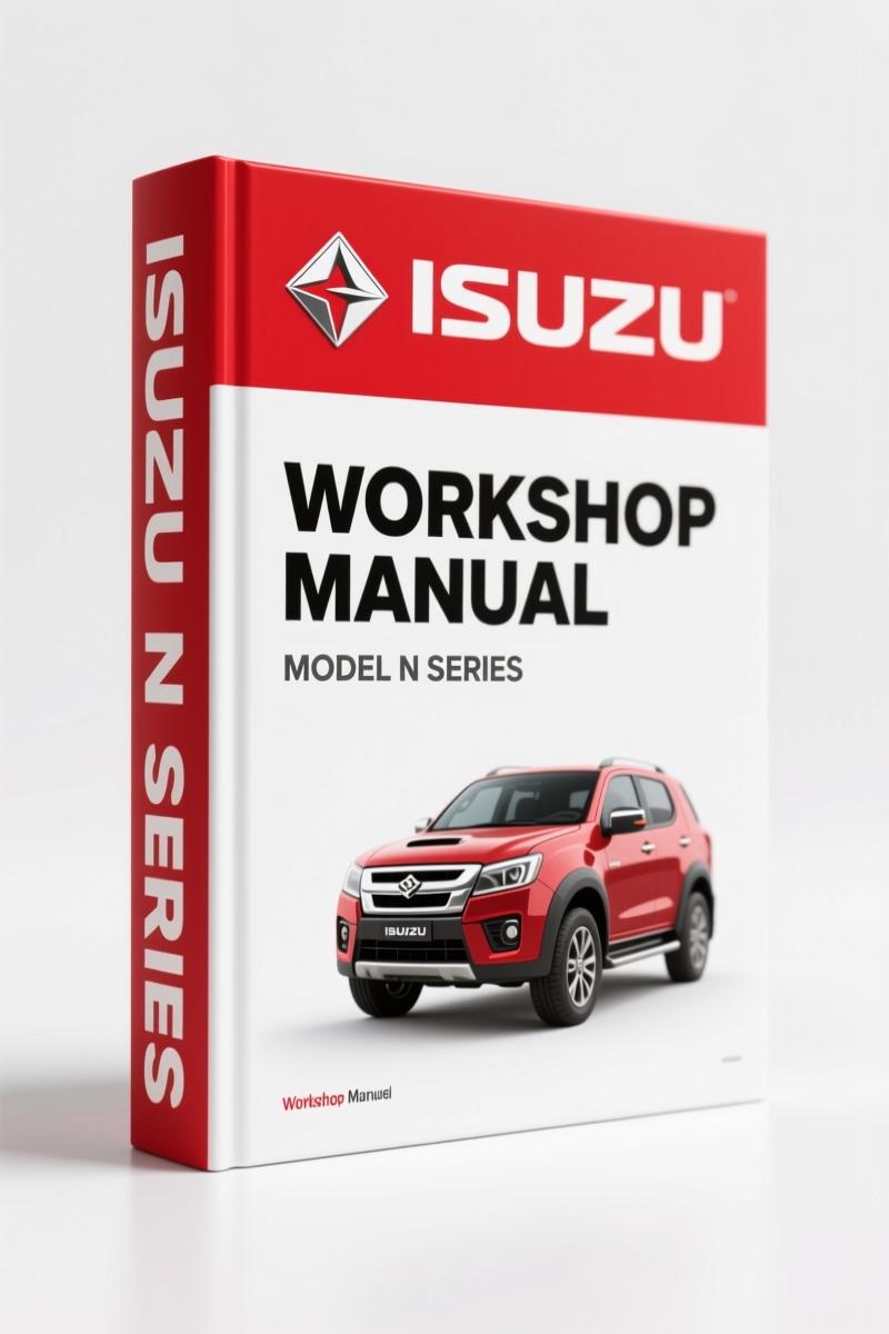 Isuzu N Series 2008 Workshop Manual cover showing engine control system