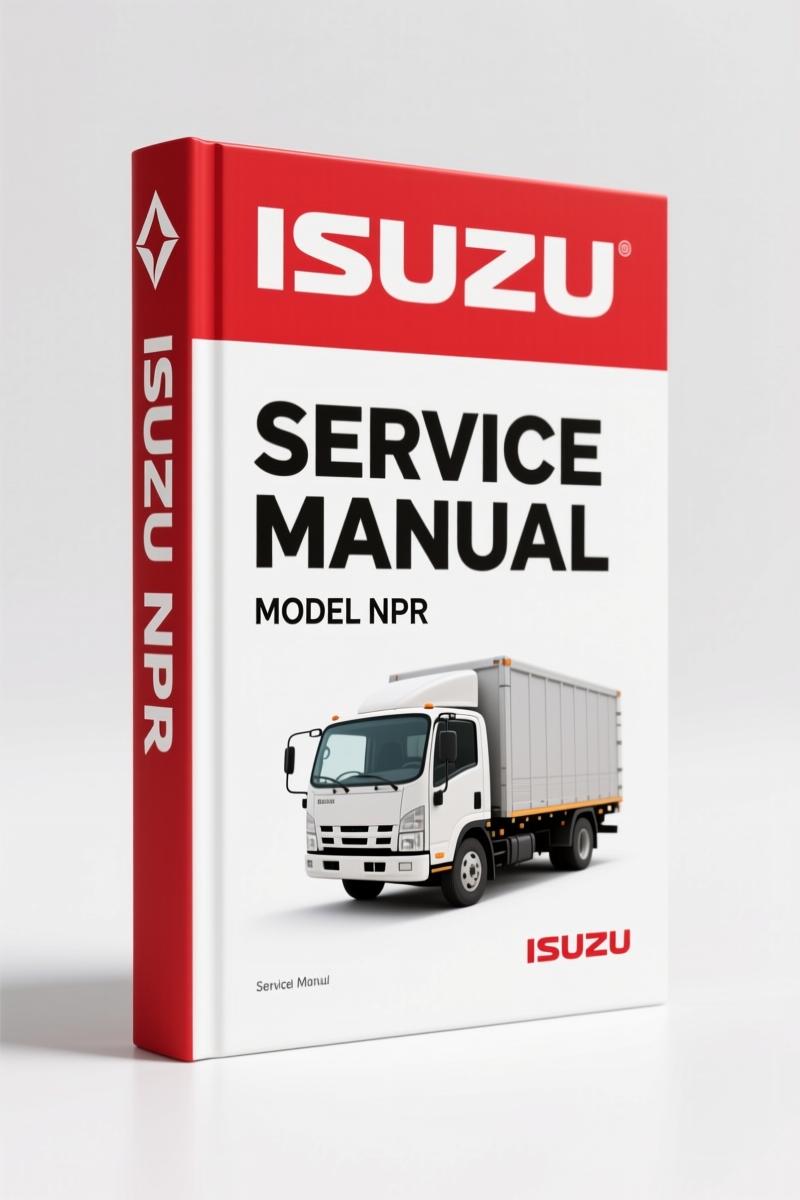 Isuzu NPR, W4, 4000 1997 Service Manual – Factory V8 Gasoline Engine Specs