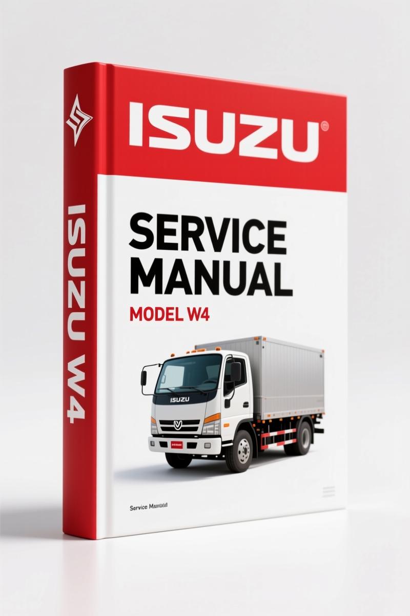 Isuzu NPR, W4, 4000 1993 Service Manual – Factory Engine & Brake Specs