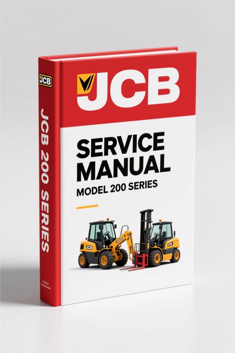 JCB 200 Series Service Manual – 512 Pages Factory Specs