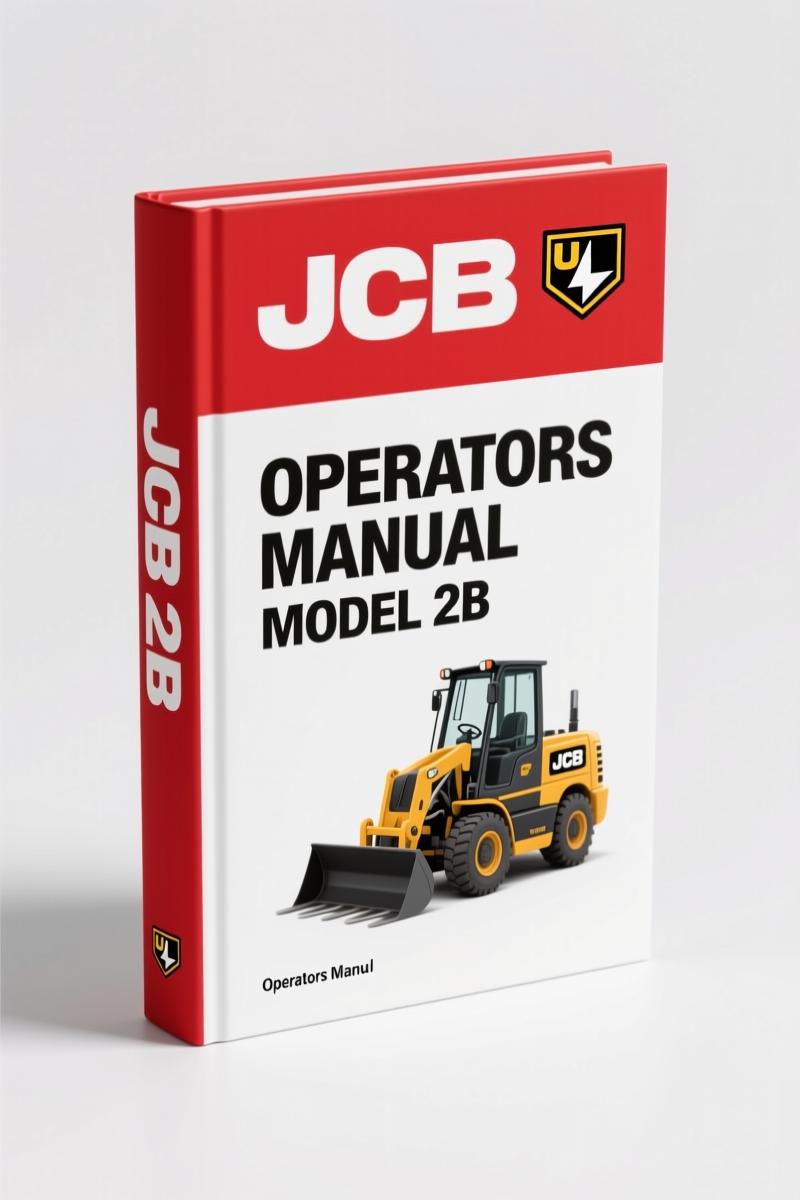 JCB 2B, 3, 3C, 3D, 4D 1970 Operators Manual – Factory Specs