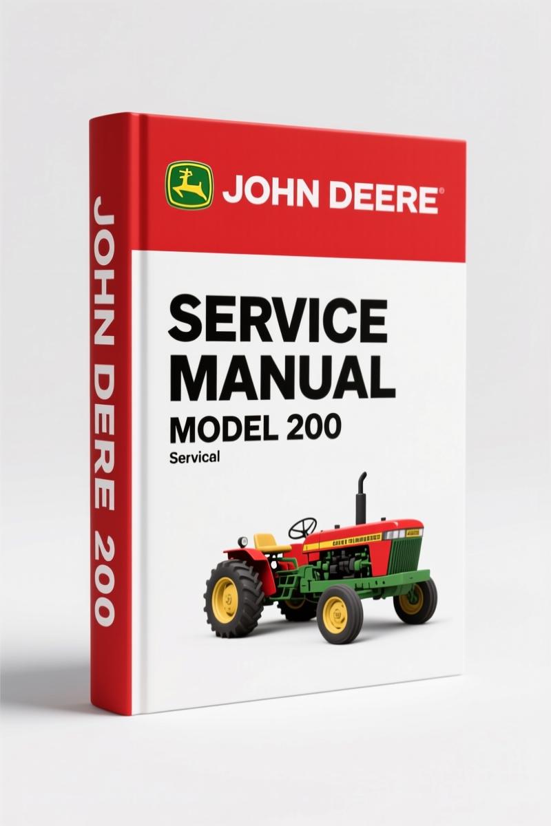 John Deere 200, 210, 212, 214 1976 Service Manual – Factory Specs for Technicians