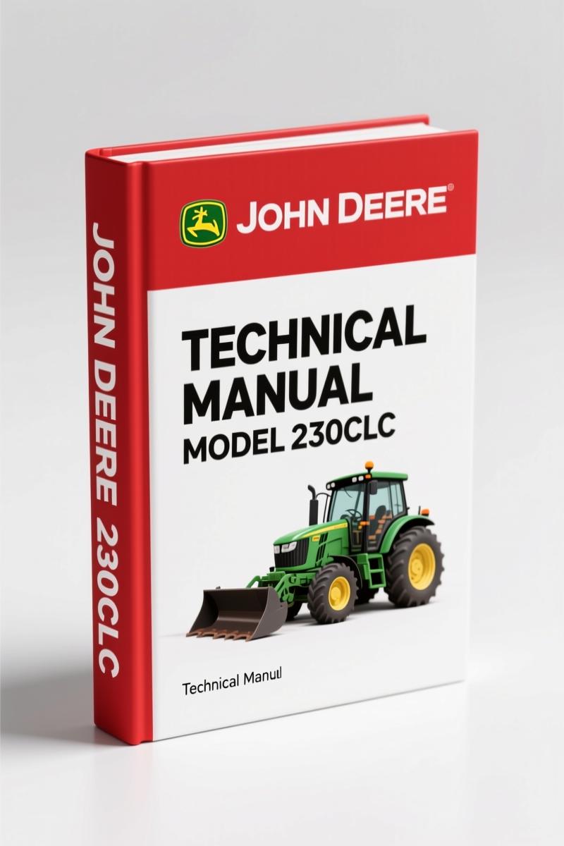 John Deere 200CLC, 230CLC, 270CLC 2004 Technical Manual – 408 Pages