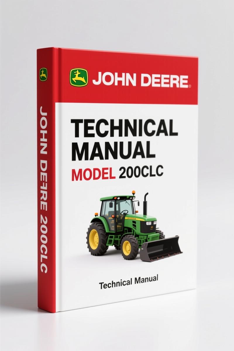 John Deere 200CLC, 230CLC, 270CLC 2004 Technical Manual – 408-Page Factory Repair Guide