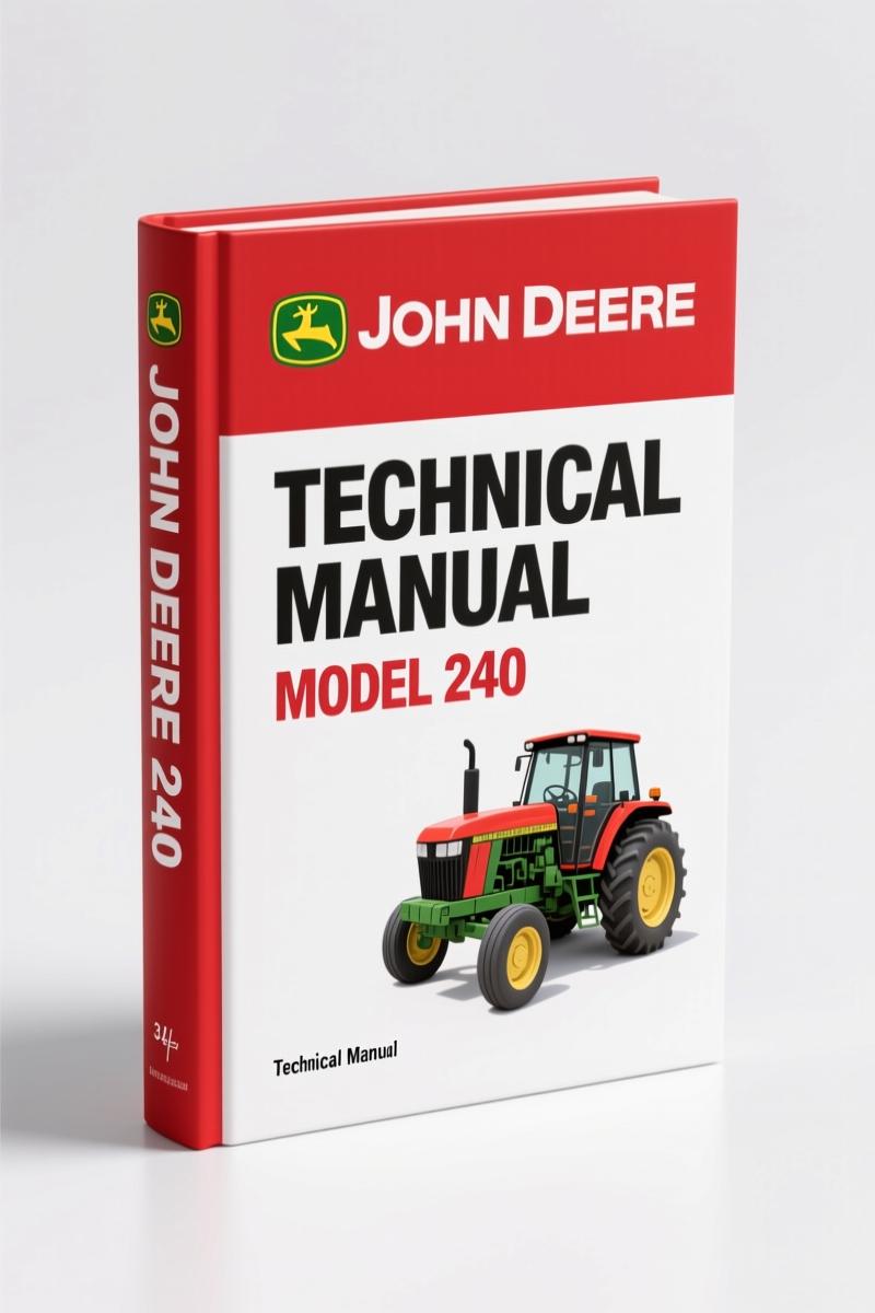 John Deere 240, 250 2005 Technical Manual – 508 Pages OEM Specs