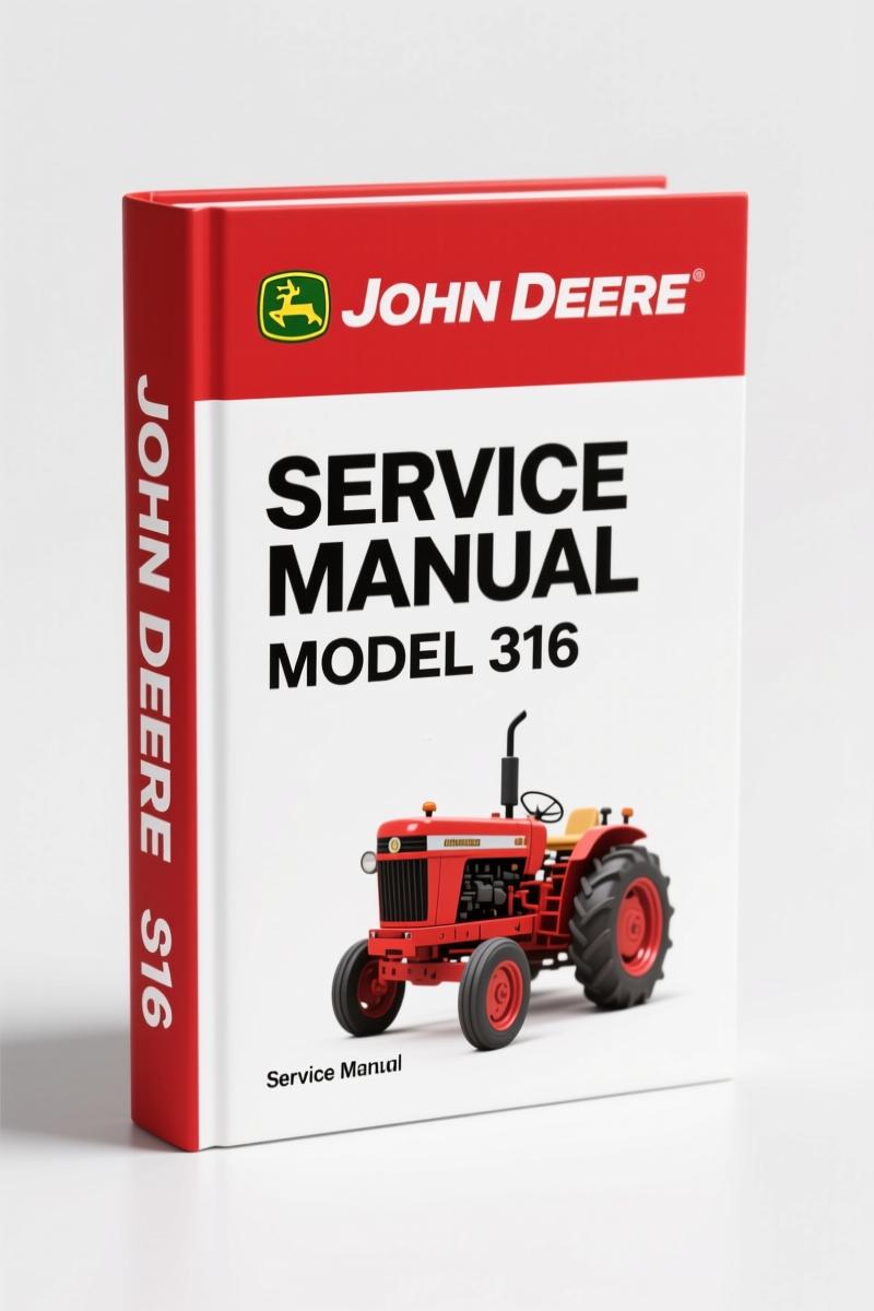 John Deere 316, 318, 420 1995 Service Manual - OEM Factory Specs